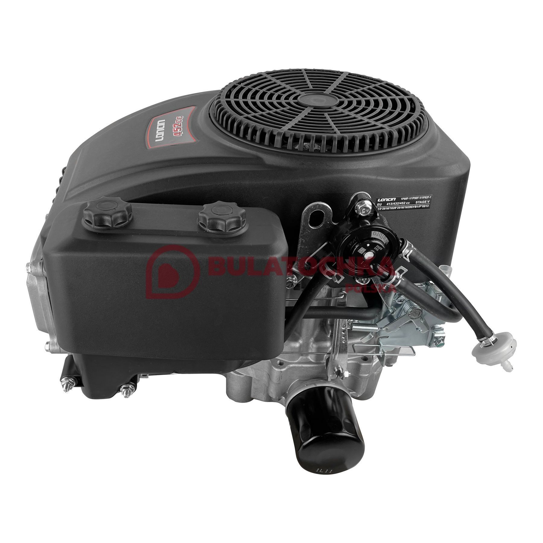Moteur à Essence Loncin LC1P92F-1 13 CV 452 Cm³ - Moteur OHV 4 Temps, Arbre Vertical, Pour Motobineuse, Kart, Etc. - 9