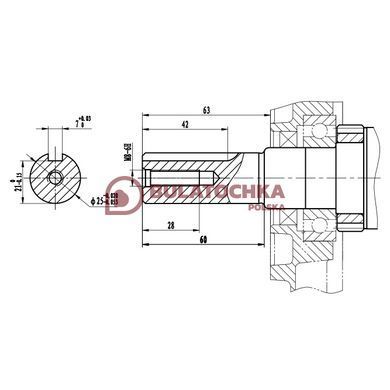 Бензиновый двигатель Weima WM177F 20008 фото