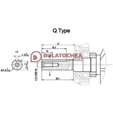 Petrol engine Weima WM170F-S 20079 photo