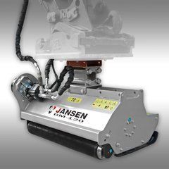 Экскаваторный мульчер Jansen BM-120, гидравлический, мини-экскаватор, флейковая косилка BM-120 фото
